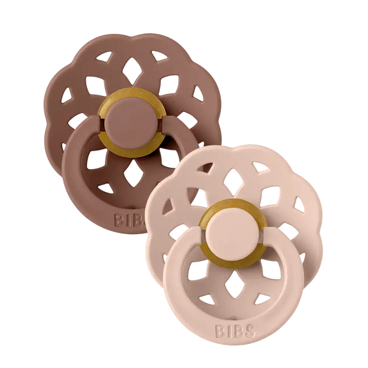 Boheme Pacifiers 2 Pack - Woodchuck/Blush
