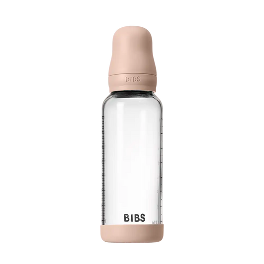 Baby Glass Bottle Set 8oz Silicone - Blush