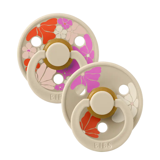 STUDIO Colour Pacifiers 2 Pack Morning Bloom - Vanilla Mix