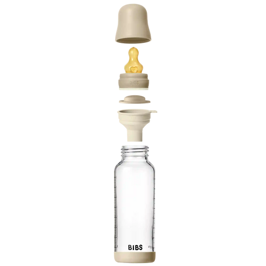 Baby Glass Bottle Glow Set 8oz Latex - Vanilla