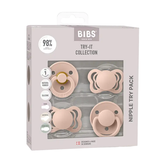 New Baby Pacifier Try-It Collection - Blush