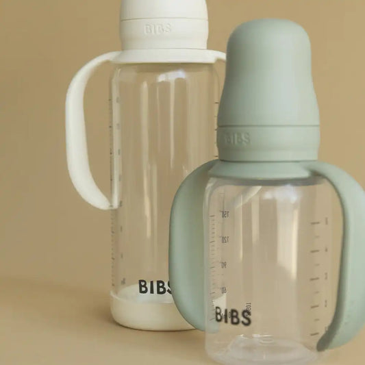 The Grow-Up Bottle Kit - Plastic Bottle 9oz Silicone - Ivory
