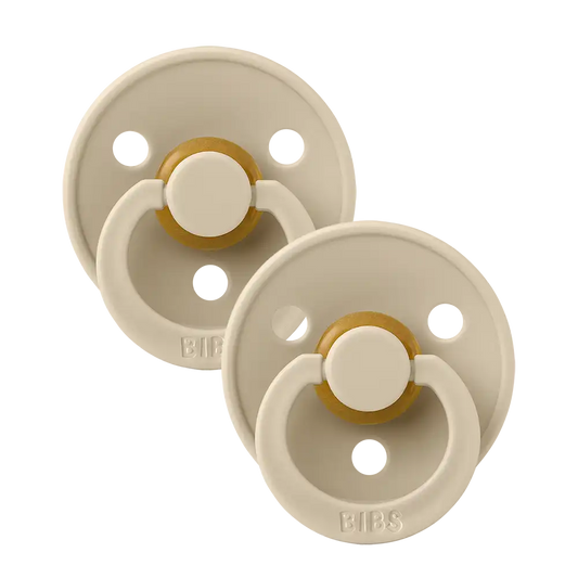 Colour Pacifiers 2 Pack - Vanilla/Vanilla