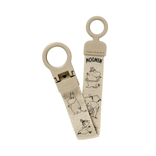 BIBS x Moomin Pacifier Clip Loop - Vanilla