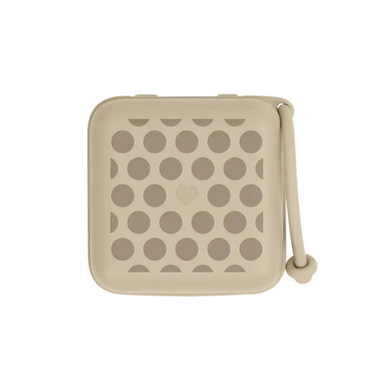 STUDIO Pacifier Box Polka - Vanilla/Dark Oak