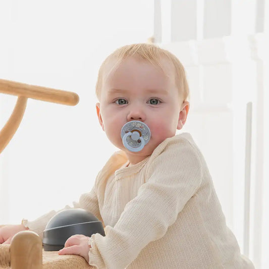 BIBS x LIBERTY Colour Pacifiers 2 Pack Capel - Dusty Blue Mix