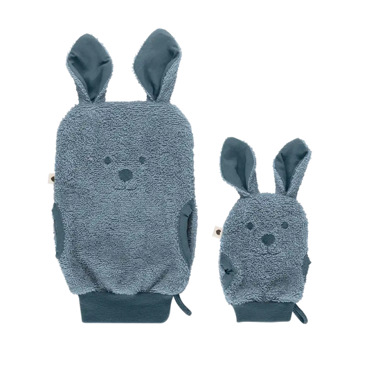Kangaroo Bath Mitts - Petrol