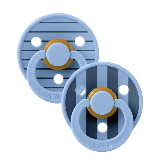 STUDIO Colour Pacifiers 2 Pack Pin - Sky Blue Mix