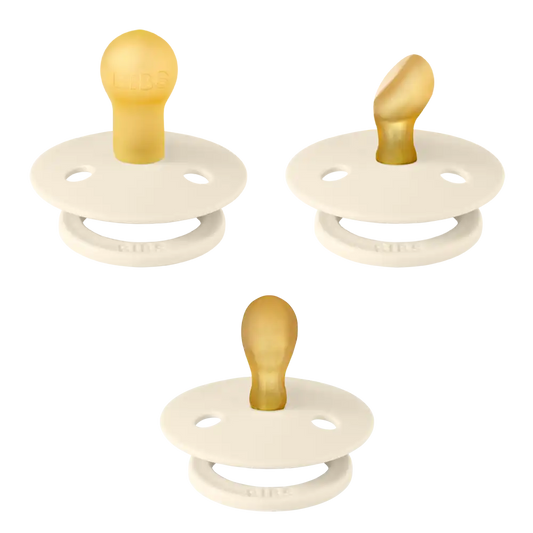 New Baby Pacifiers Try-It Collection 3 Pack - Ivory