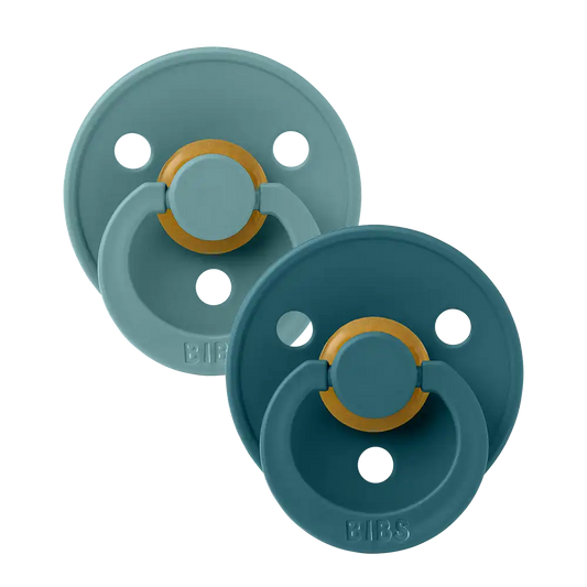Colour Pacifiers 2 Pack - Island Sea/Forest Lake
