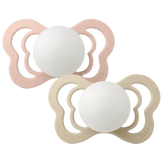 Couture GLOW Pacifiers 2 Pack - Blush/Vanilla