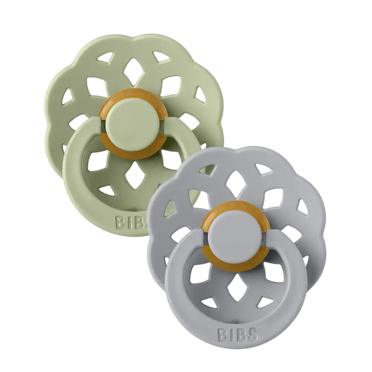 Boheme Pacifiers 2 Pack - Sage/Cloud