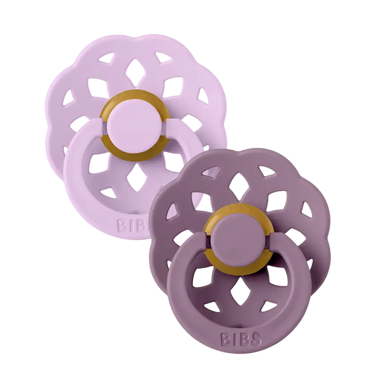 Boheme Pacifiers 2 Pack - Violet Sky/Mauve