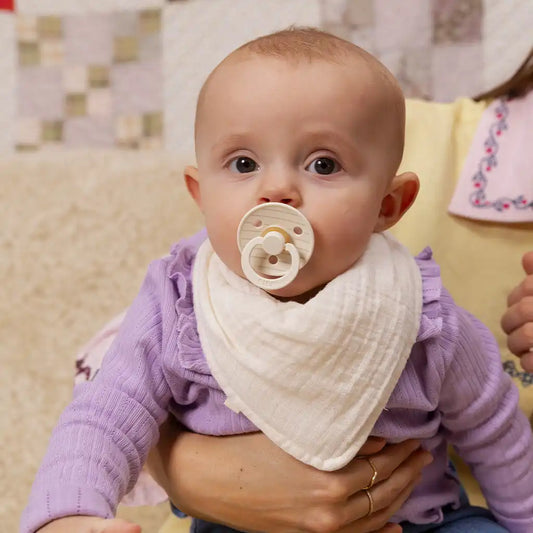 Bandana Bib - Ivory