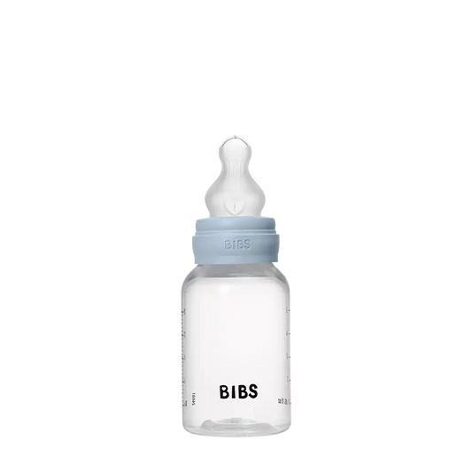 Baby BPA-Free PP Bottle Set 5oz Silicone - Baby Blue
