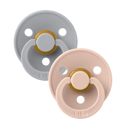 Colour Pacifiers 2 Pack - Cloud/Blush