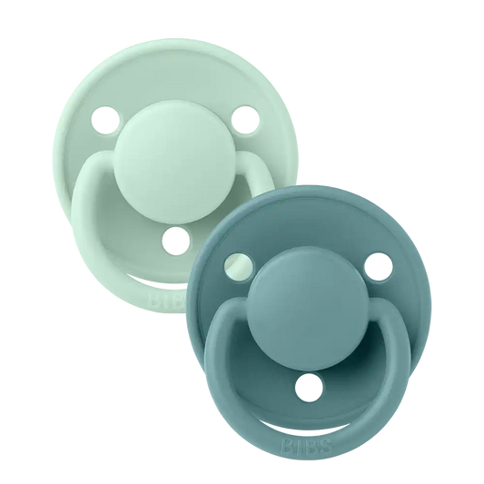 De Lux Pacifiers 2 Pack - Nordic Mint/Island Sea
