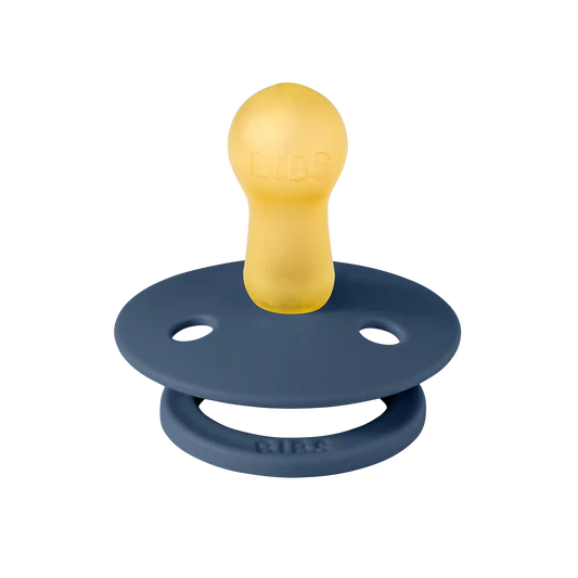 Colour Holiday Train Pacifier - Steel Blue