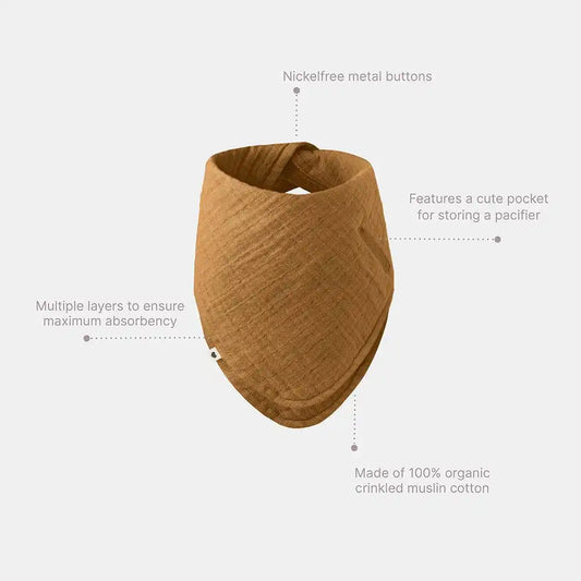 Bandana Bib - Sand