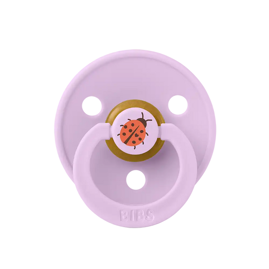 STUDIO Colour Pacifier Ladybug - Violet Sky