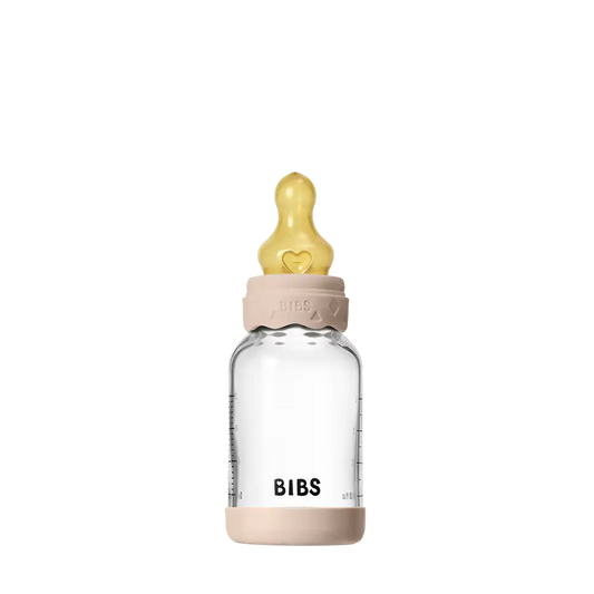 Baby Glass Bottle Boheme Set 4oz Latex - Blush