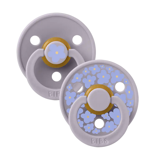 STUDIO Colour Pacifiers 2 Pack Jasmine - Fossil Grey Mix