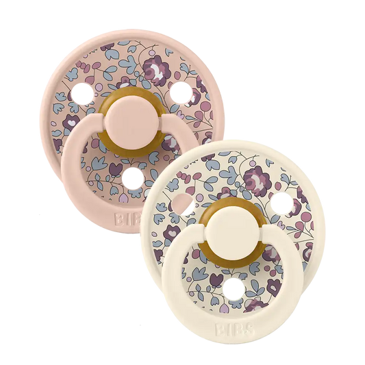 BIBS x LIBERTY Colour Pacifiers 2 Pack Eloise - Blush Mix