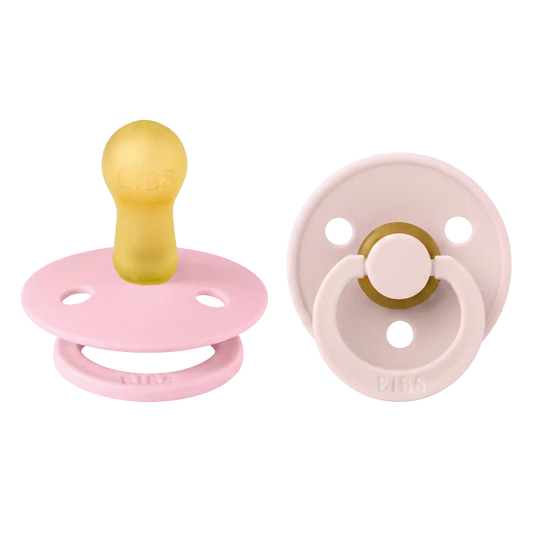 Colour Pacifiers 2 Pack - Petal/Baby Pink