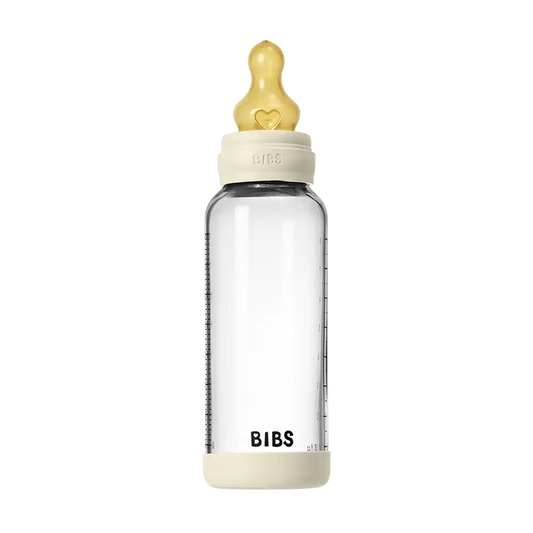 Baby Glass Bottle Set 8oz Latex - Ivory