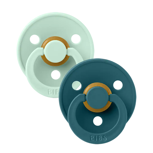 Colour Pacifiers 2 Pack - Nordic Mint/Forest Lake