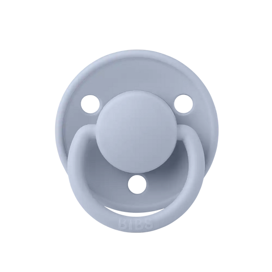 De Lux Pacifiers 2 Pack - Dusty Blue/Steel Blue