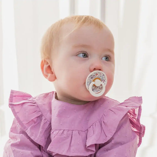 BIBS x LIBERTY Colour Pacifiers 2 Pack Eloise - Dusty Blue Mix