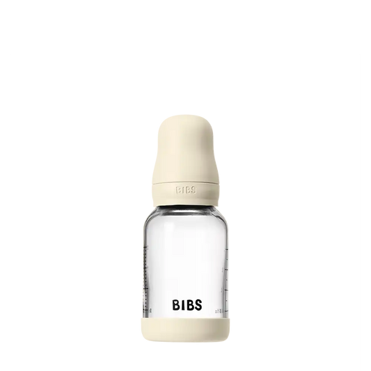 Baby Glass Bottle Set 4oz Latex - Ivory