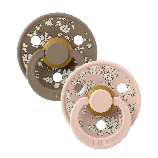 BIBS x LIBERTY Colour Pacifiers 2 Pack Capel - Blush Mix