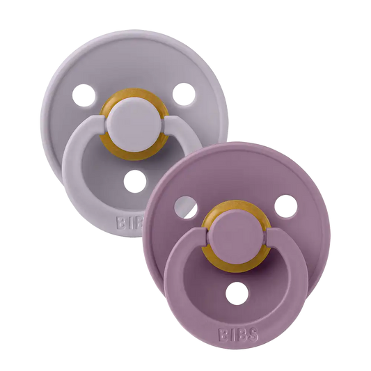 Colour Pacifiers 2 Pack - Fossil Grey/Mauve