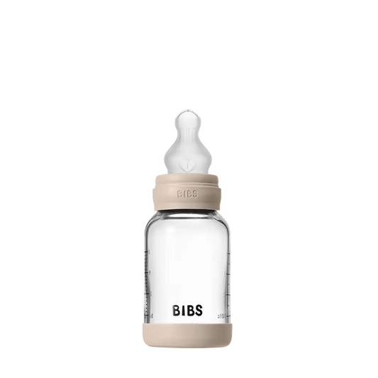 Baby Glass Bottle Set 4oz Silicone - Blush