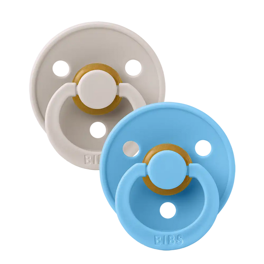 Colour Pacifiers 2 Pack - Mushroom/Breeze