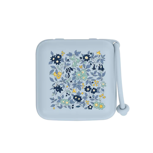 BIBS x LIBERTY Pacifier Box - Chamomile Lawn Baby Blue