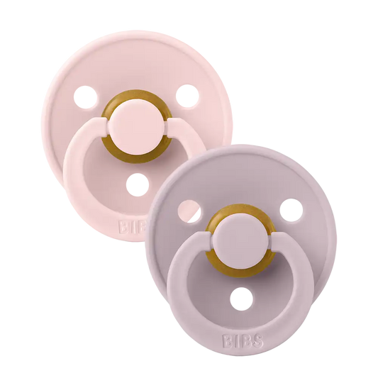 Colour Pacifiers 2 Pack - Blossom/Dusky Lilac