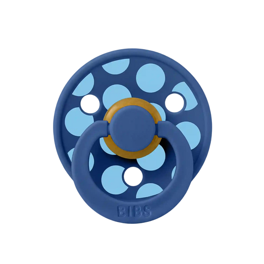 STUDIO Colour Pacifier Polka - Cornflower/Breeze