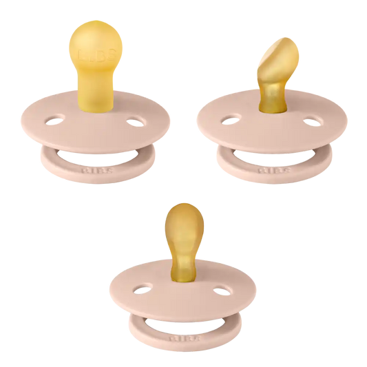 New Baby Pacifiers Try-It Collection 3 pack - Blush
