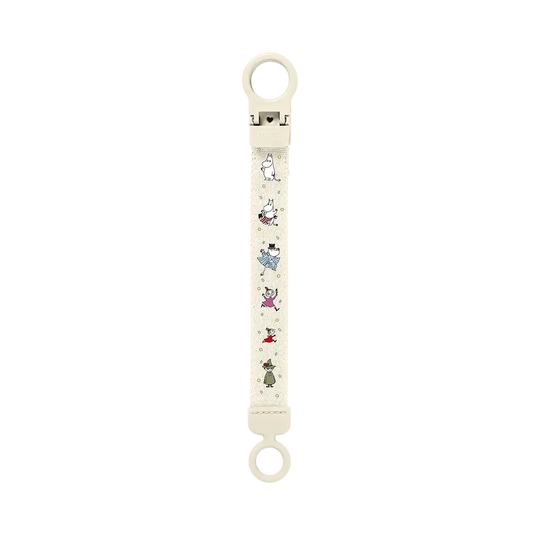 BIBS x Moomin Pacifier Clip Loop - Ivory