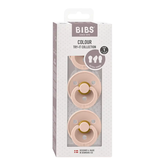 New Baby Pacifiers Try-It Collection 3 pack - Blush