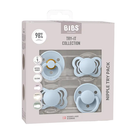 New Baby Pacifier Try-It Collection - Baby Blue