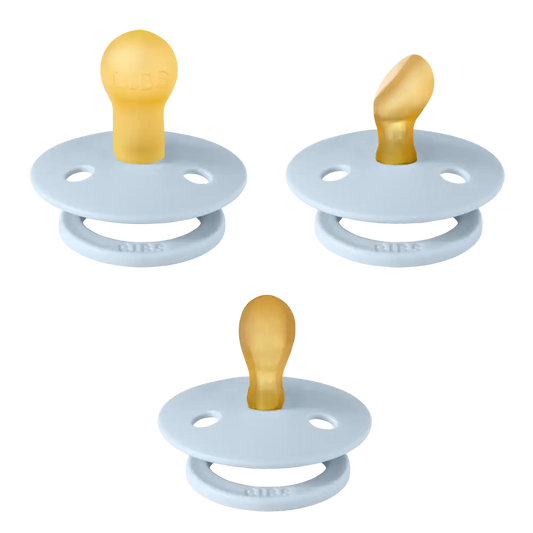 New Baby Pacifiers Try-It Collection 3 Pack - Baby Blue