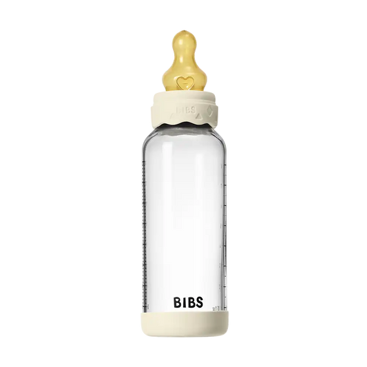 Baby Glass Bottle Boheme Set 8oz Latex - Ivory