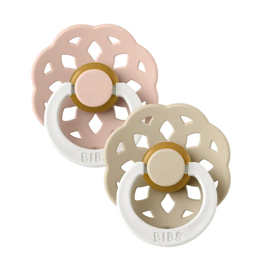 Boheme GLOW Pacifiers 2 Pack - Blush/Vanilla