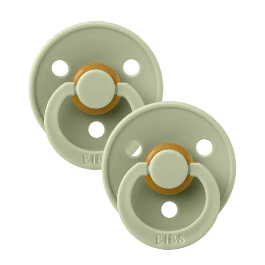 Colour Pacifiers 2 Pack - Sage/Sage