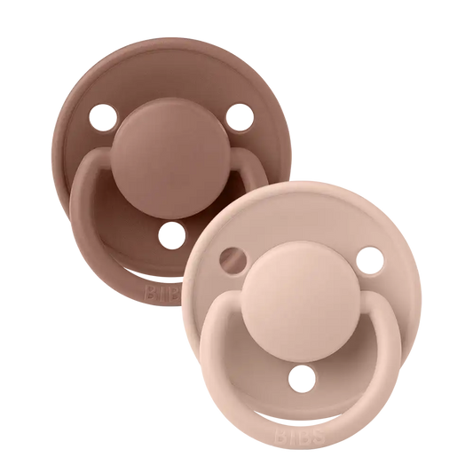 De Lux Pacifiers 2 Pack - Woodchuck/Blush