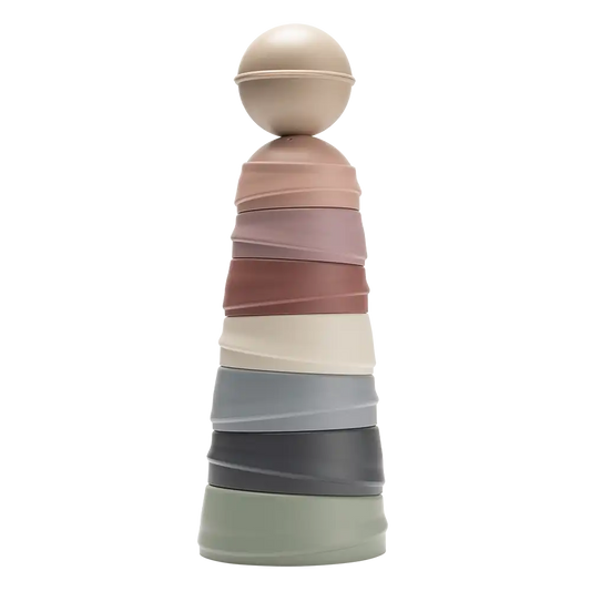 Wobbly Tower - Pastel Rainbow